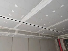 华发首府177平欧式装修风格施工工地