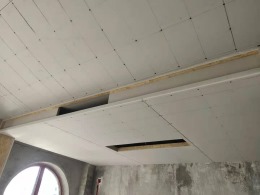 九韵风华110平简欧风格施工工地