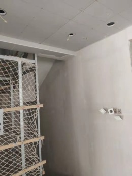 中铁香湖230平别墅简美风格施工工地