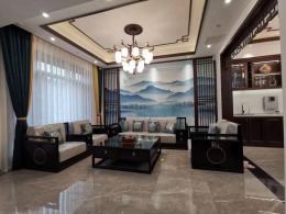 【沈阳绿港装饰】亿达玖墅550㎡完工实景！咨询电话：15142064043