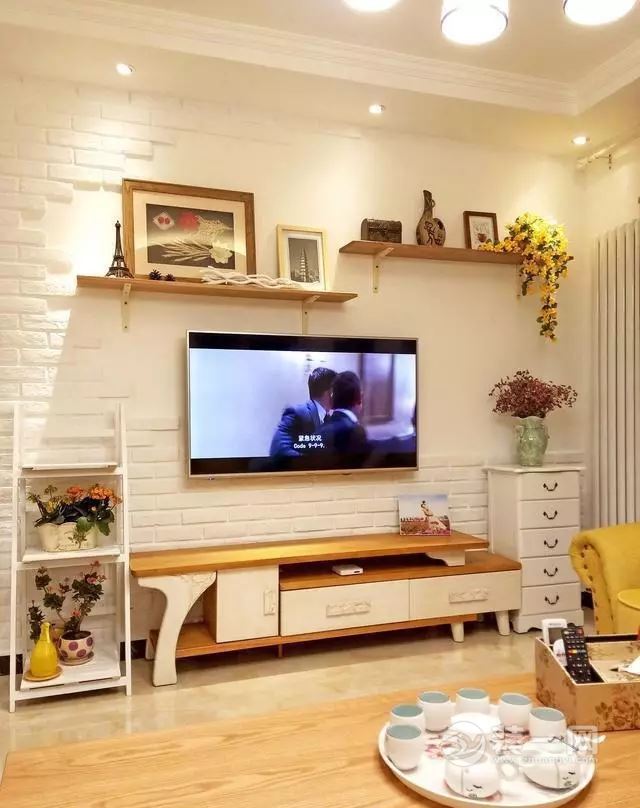 89平米现代简约风格婚房装修效果图